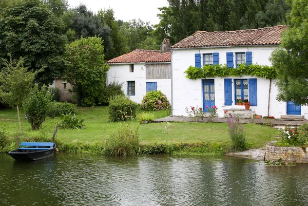 Paisagens Pântano Poitevin — Fotografia de Stock