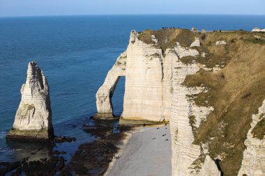 manzara Normandiya kıyılarında