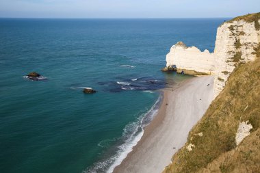 manzara Normandiya kıyılarında