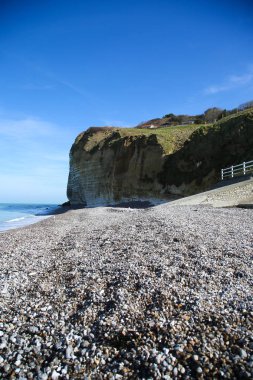 manzara Normandiya kıyılarında