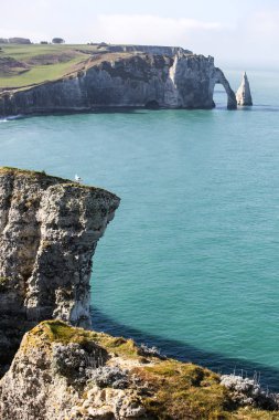 manzara Normandiya kıyılarında