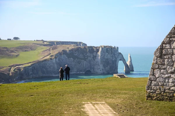 Paisajes Costa Normanda — Foto de Stock