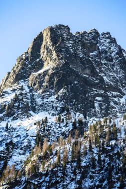 Kış manzaraları Fransız Alps 