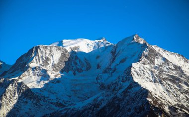 Kış manzaraları Fransız Alps 