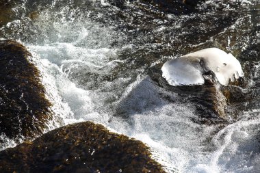Kış manzaraları Fransız Alps 