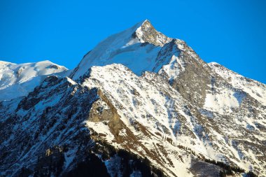 Kış manzaraları Fransız Alps 