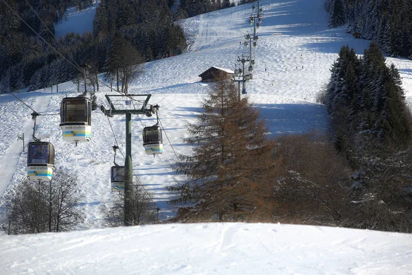 Paysages Hivernaux Des Alpes Françaises — Photo