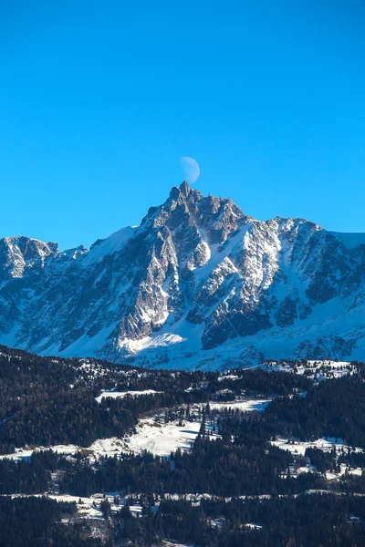 winter landscapes of French alps