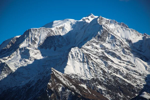 Paisagens Inverno Alpes Franceses — Fotografia de Stock