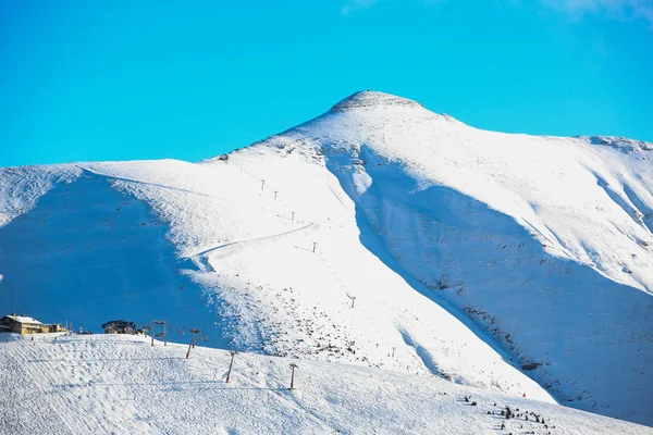 Zimní Krajiny Francouzských Alp — Stock fotografie