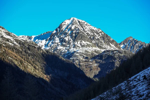 Kış Manzaraları Fransız Alps — Stok fotoğraf