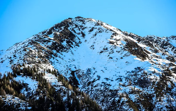 Zimowych Krajobrazów Alp Francuskich — Zdjęcie stockowe