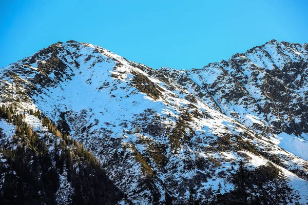 Kış Manzaraları Fransız Alps — Stok fotoğraf