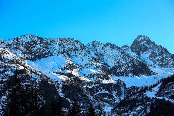 Winterlandschappen Van Franse Alpen — Stockfoto