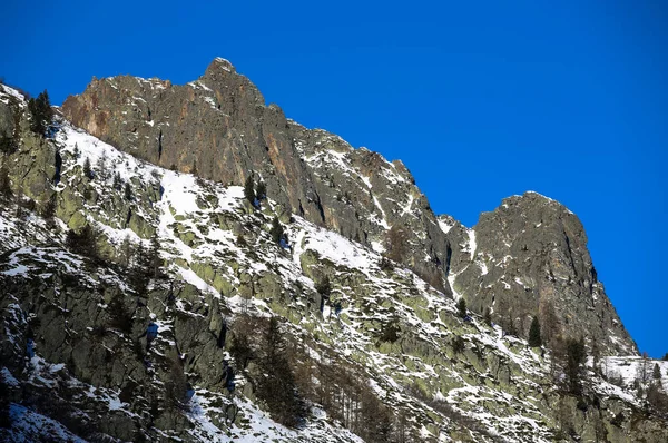 Winterlandschappen Van Franse Alpen — Stockfoto