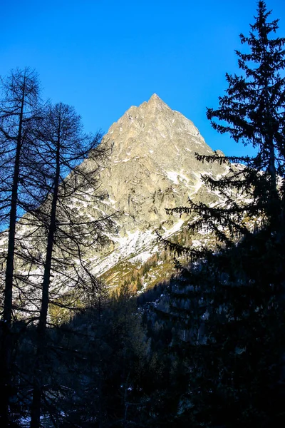 Winterlandschappen Van Franse Alpen — Stockfoto