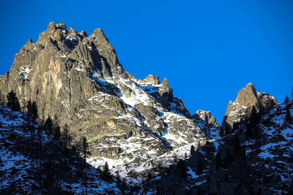 Paysages Hivernaux Des Alpes Françaises — Photo