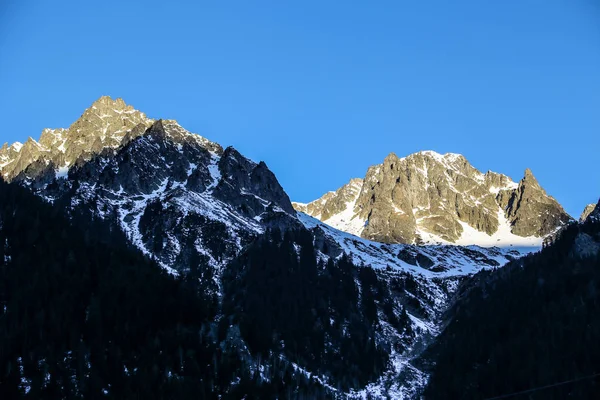 Winterlandschappen Van Franse Alpen — Stockfoto