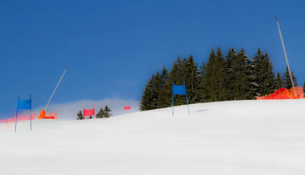 Winterlandschaften Der Französischen Alpen — Stockfoto