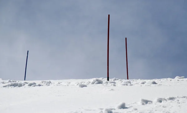 Winterlandschaften Der Französischen Alpen — Stockfoto