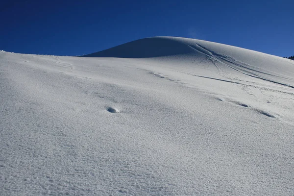 Zimní Krajiny Francouzských Alp — Stock fotografie