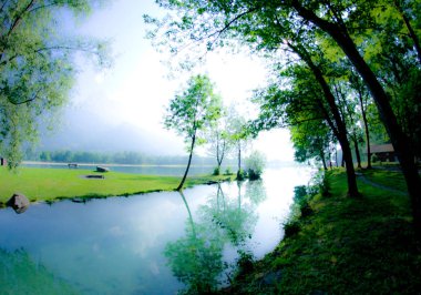 Fransız Alpleri'nde yaz