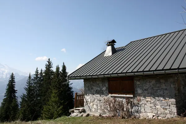 Verano Los Alpes Franceses — Foto de Stock