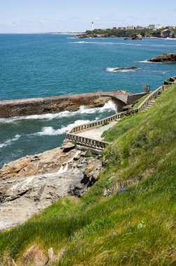 Biarritz Fransız manzara