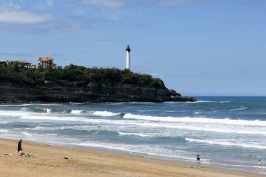 Biarritz Fransız manzara