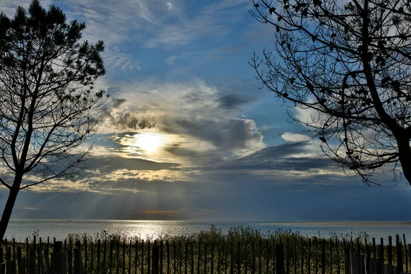 Französische Atlantikküstenlandschaft — Stockfoto