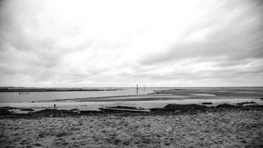 Fransızca Atlantik sahil peyzaj