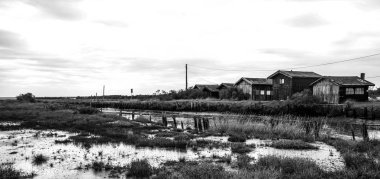 Fransızca Atlantik sahil peyzaj