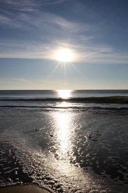 Fransızca Atlantik sahil peyzaj