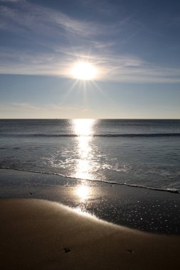 Fransızca Atlantik sahil peyzaj