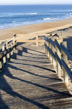 Fransızca Atlantik sahil peyzaj