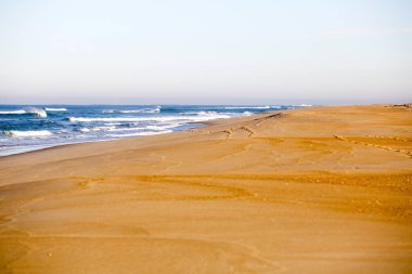 Fransızca Atlantik sahil peyzaj