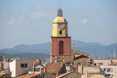 Saint Tropez Körfezi manzara 