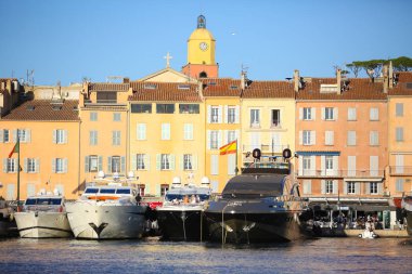 Saint Tropez Körfezi manzara 