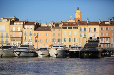 Saint Tropez Körfezi manzara 