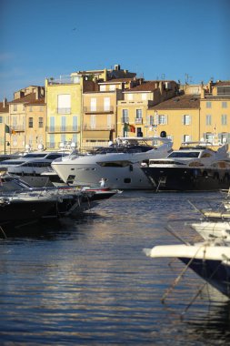 Saint Tropez Körfezi manzara 