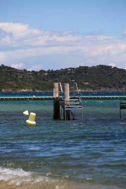 Saint Tropez Körfezi manzara 