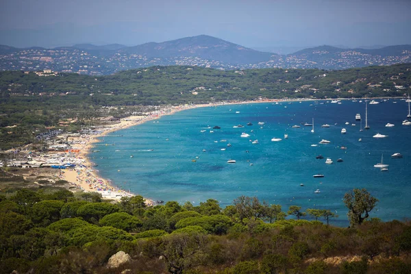 Bukten Saint Tropez Landskap — Stockfoto