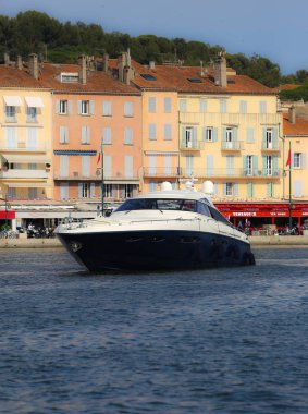 Saint Tropez Körfezi manzara 