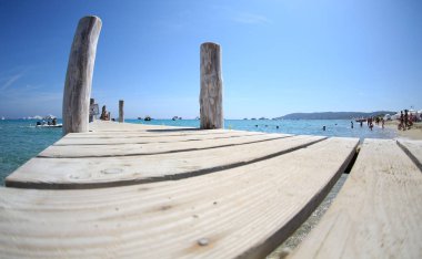 Saint Tropez Körfezi manzara 