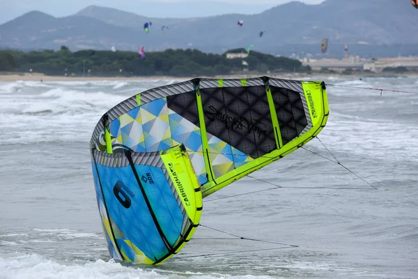 Kitesurfer Aktion — Stockfoto