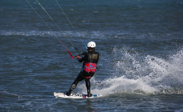 Kite Surfař Akci — Stock fotografie