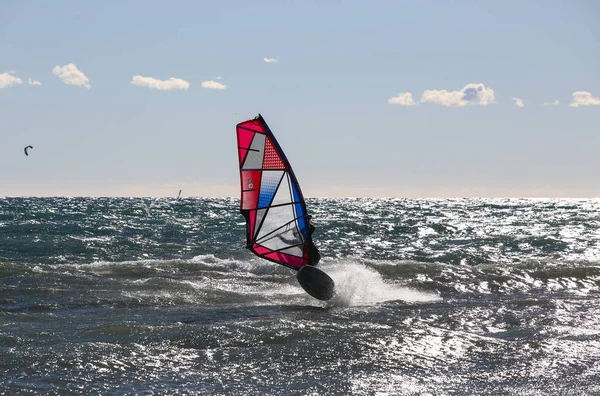 Kite Surfista Ação — Fotografia de Stock