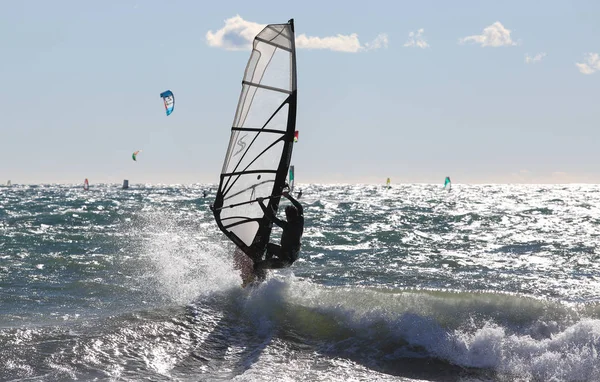 Kite Surfista Ação — Fotografia de Stock