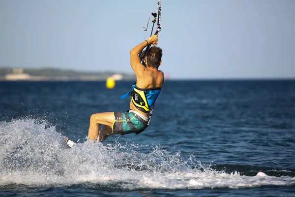 Kite Surfař Akci — Stock fotografie