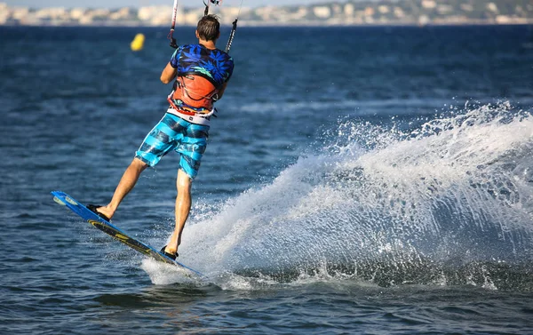 Kite Surfař Akci — Stock fotografie